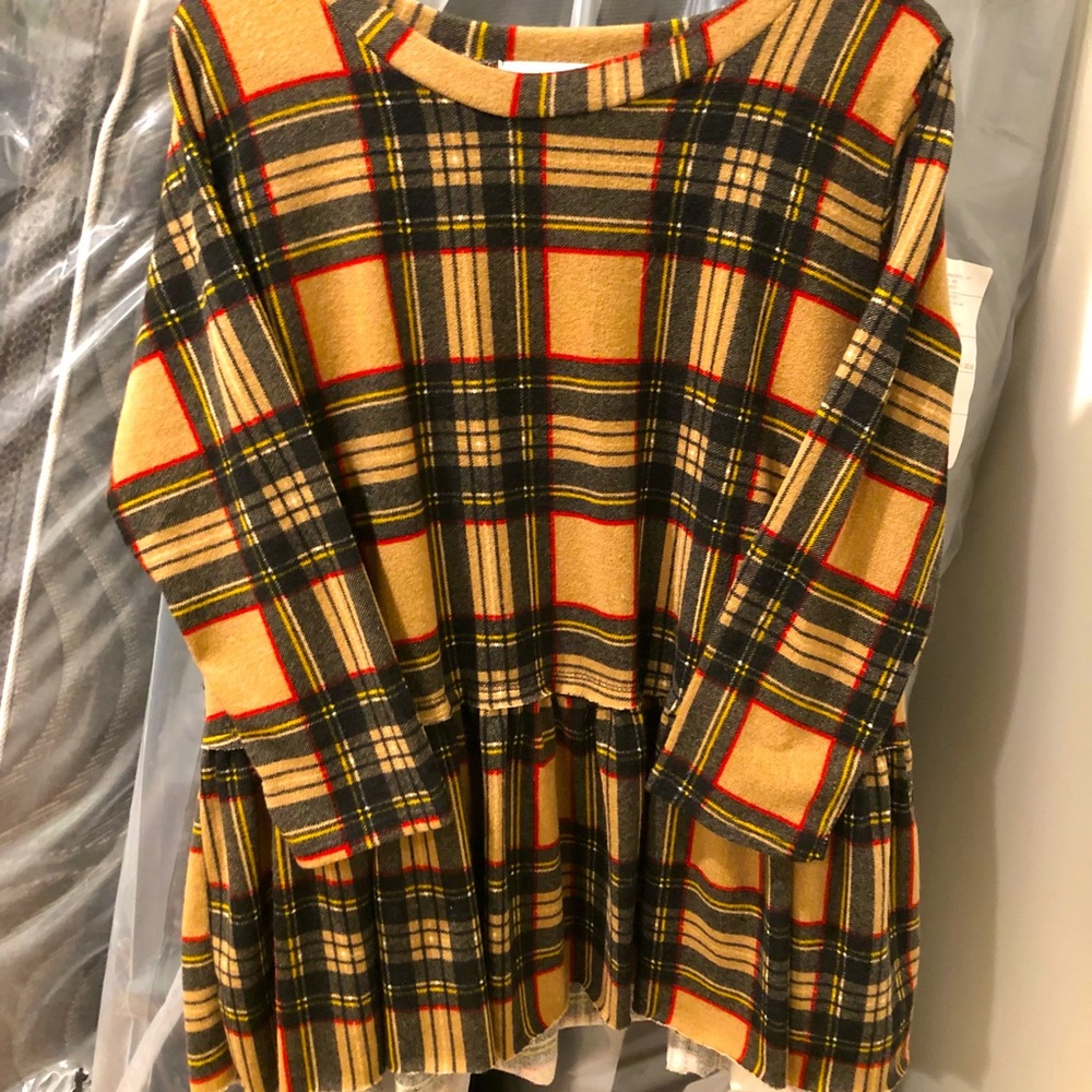 Like New Darling State of Mind Multicolor Pattern Blouse (Adult Medium)